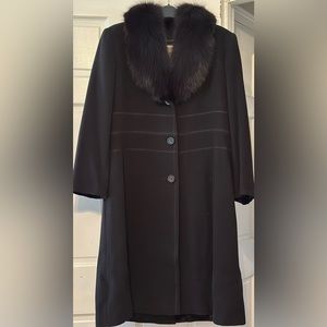 Marvin Richards Fox Fur Wool Jacket